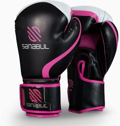 Essential Gel Boxing Gloves | Kickboxing Gloves for Men & Women | Boxing Training & Sparring Gloves Muay Thai and Heavy Bag Training