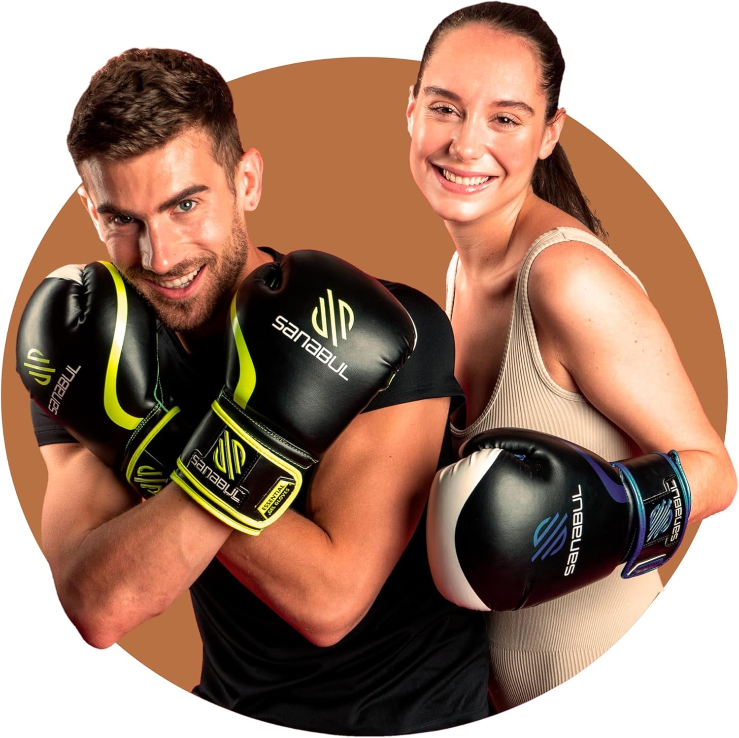 Essential Gel Boxing Gloves | Kickboxing Gloves for Men & Women | Boxing Training & Sparring Gloves Muay Thai and Heavy Bag Training