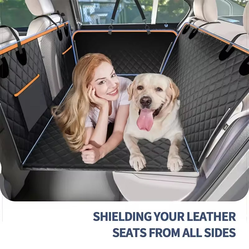 "2023 Premium Large Pet Back Seat Extender - Durable Hammock Dog Car Seat Cover for Ultimate Travel Comfort!"