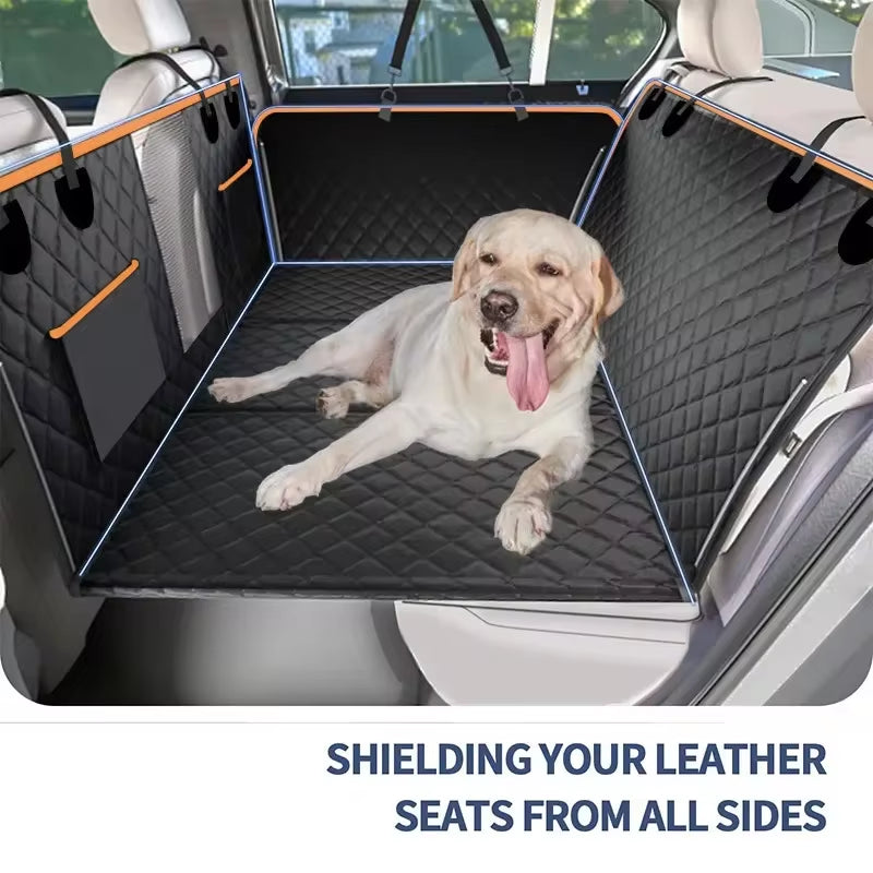 "2023 Premium Large Pet Back Seat Extender - Durable Hammock Dog Car Seat Cover for Ultimate Travel Comfort!"